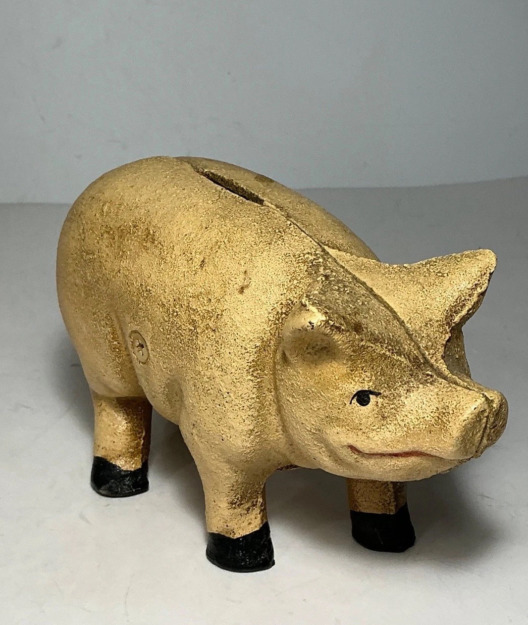 Vintage Cast Iron Pig Bank/Doorstop 4 in. Vintage Cast Iron Pig Bank/Doorstop 4 in.