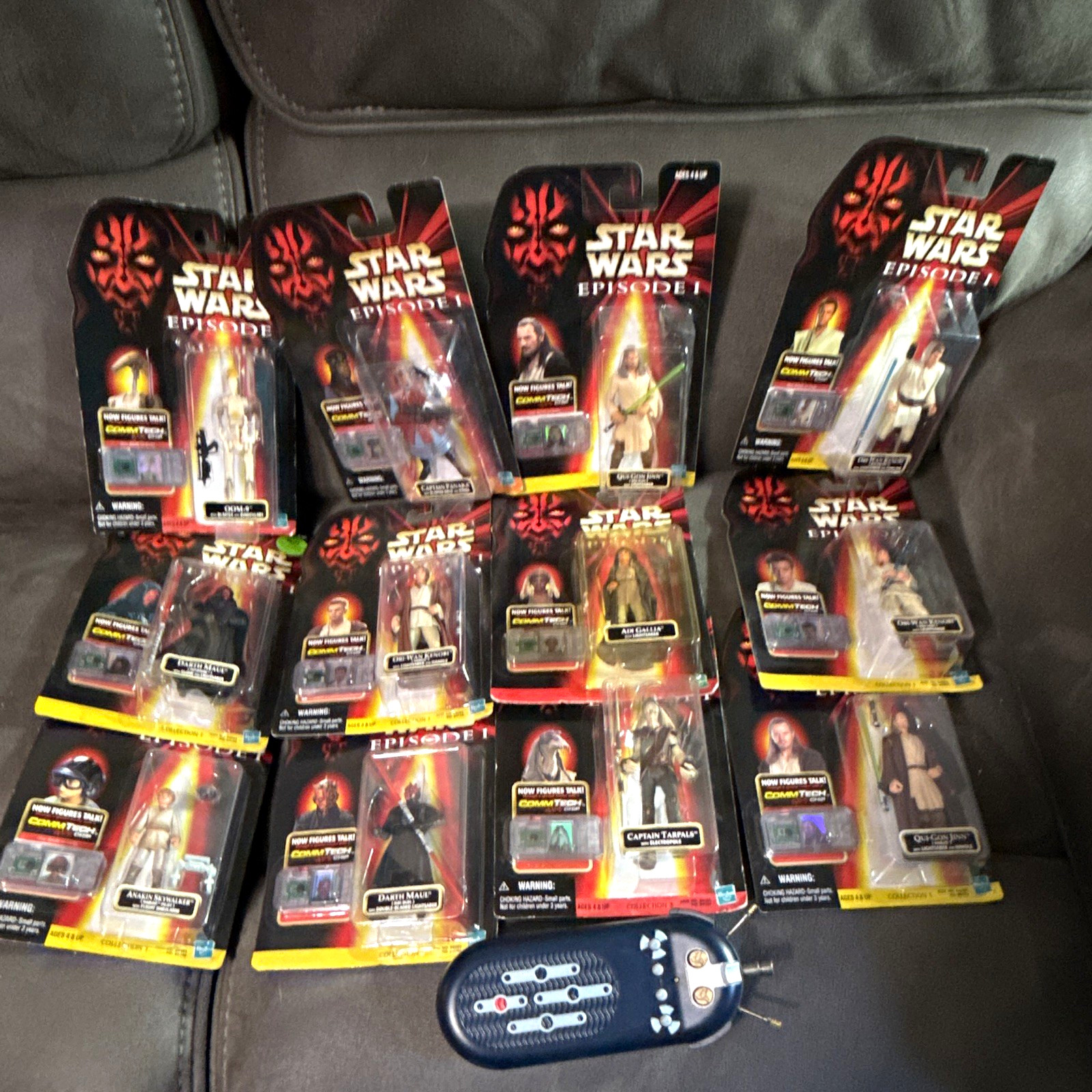 Hasbro Star Wars Episode I Phantom Menace CommTech Chip Figure Lot 1999 Hasbro Star Wars Episode I Phantom Menace CommTech Chip Figure Lot 1999