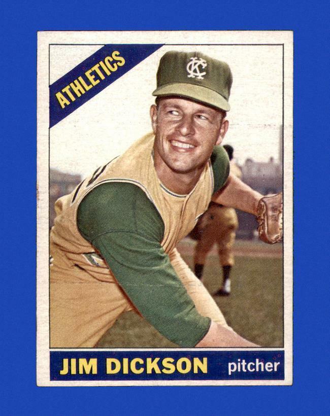 1966 Topps Set Break #201 Jim Dickson EX-EXMINT *GMCARDS*