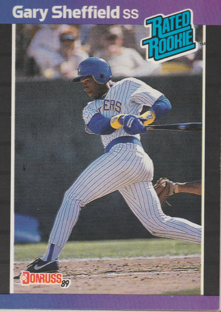 Gary Sheffield 1988 Leaf Donruss Rated Rookie card 31