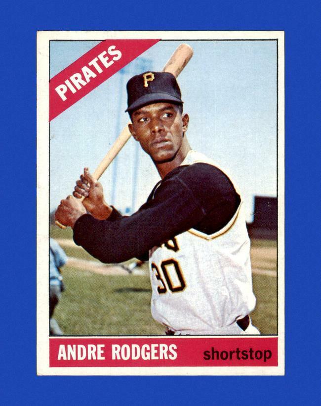 1966 Topps Set Break #592 Andre Rodgers EX-EXMINT *GMCARDS*