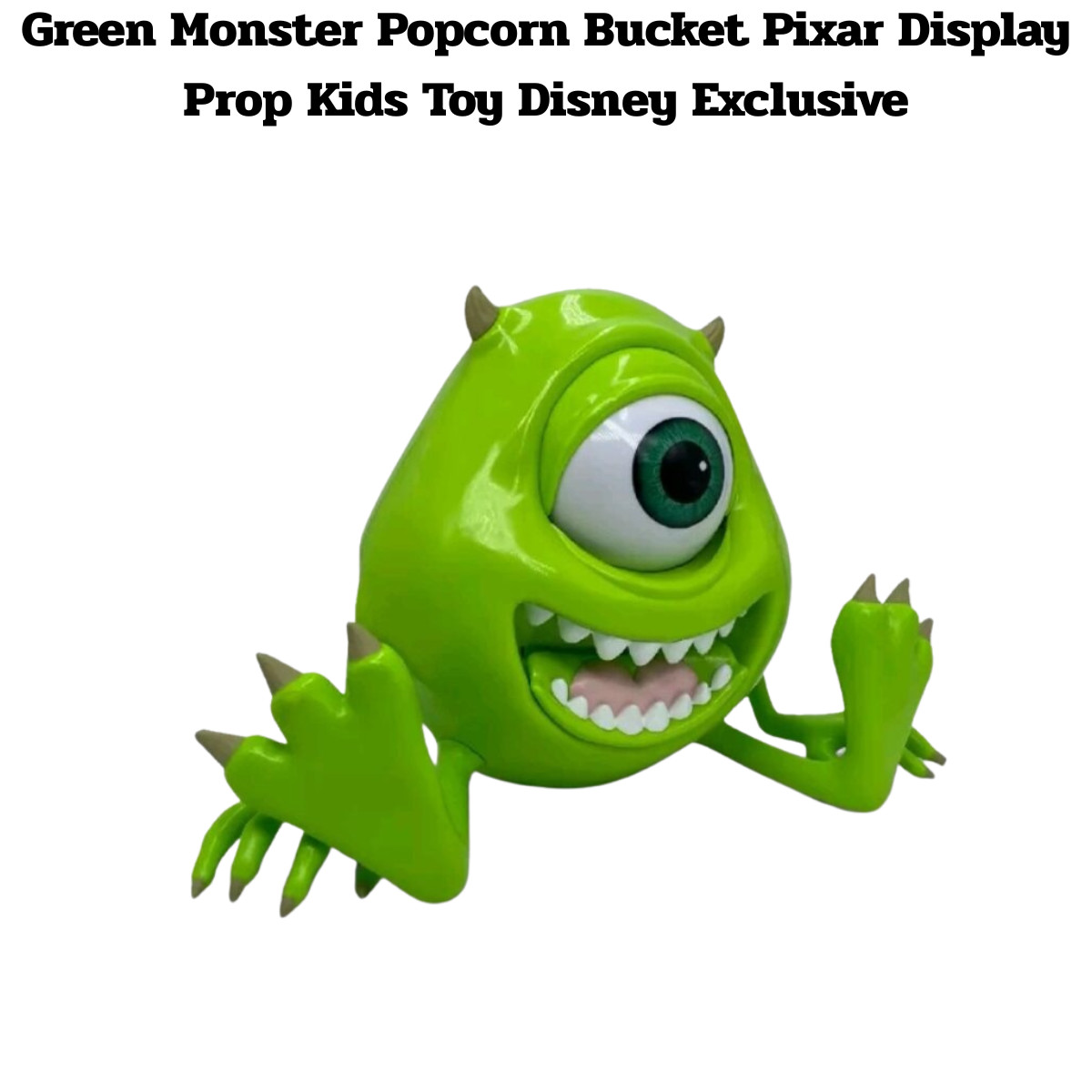 Rare Mike Wazowski Popcorn Bucket Disney 100 Monsters Inc Theater Collectible Rare Mike Wazowski Popcorn Bucket Disney 100 Monsters Inc Theater Collectible