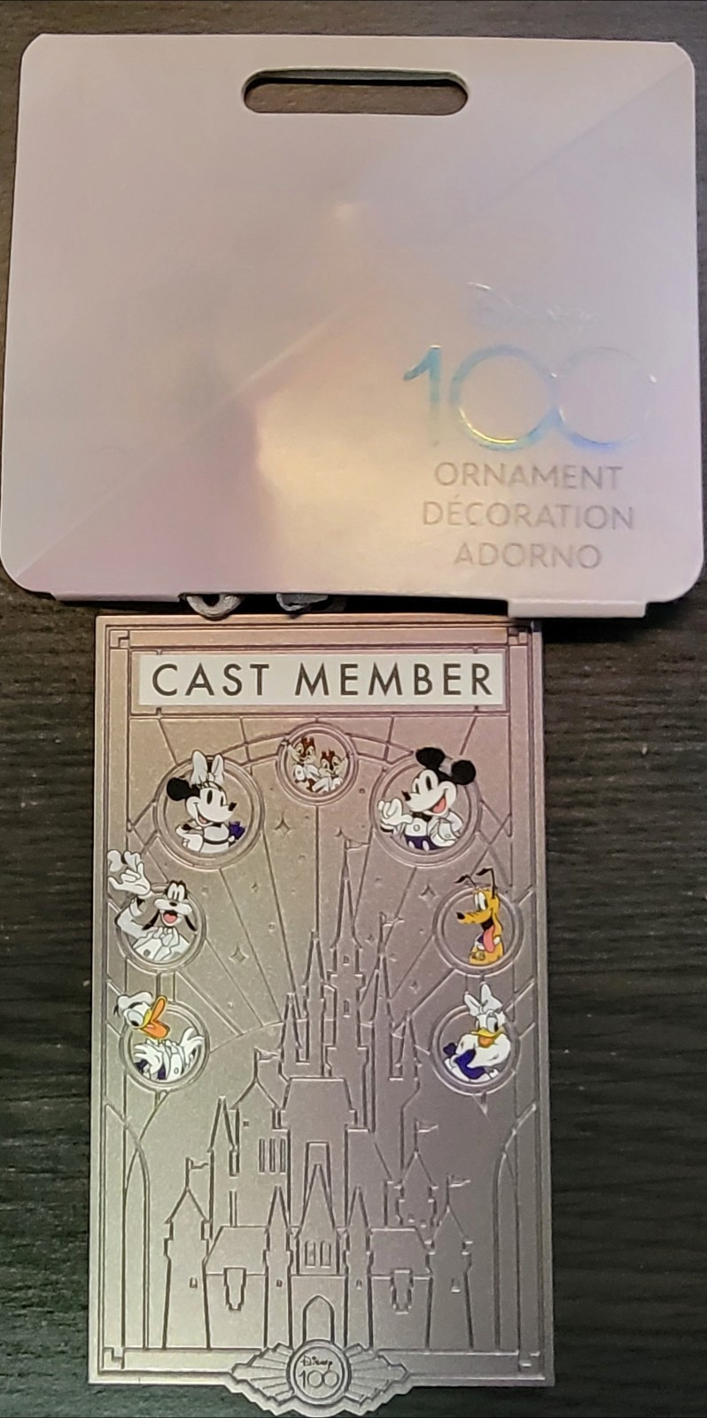 Disney 100 Cast Member Exclusive Metal Ornament 100th Anniversary NWT Disney 100 Cast Member Exclusive Metal Ornament 100th Anniversary NWT
