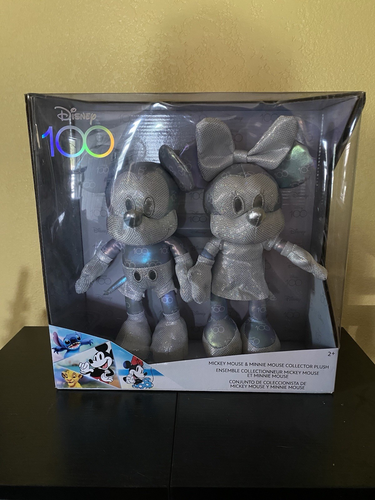 Disney 100 Mickey & Minnie Mouse 12” Silver Collector Plush Set NIB 2023 Disney 100 Mickey & Minnie Mouse 12” Silver Collector Plush Set NIB 2023