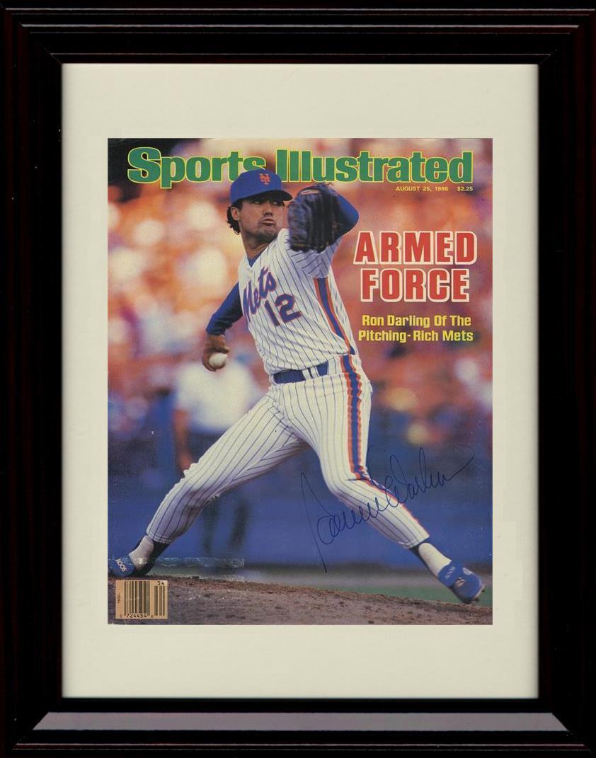 Unframed Ron Darling - Sports Illustrated Armed Force - New York Mets Autograph