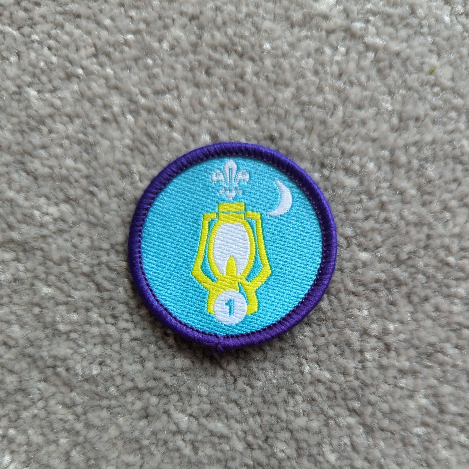 Nights Away Level 1 Staged Scout Activity Badge Old Logo Brand New