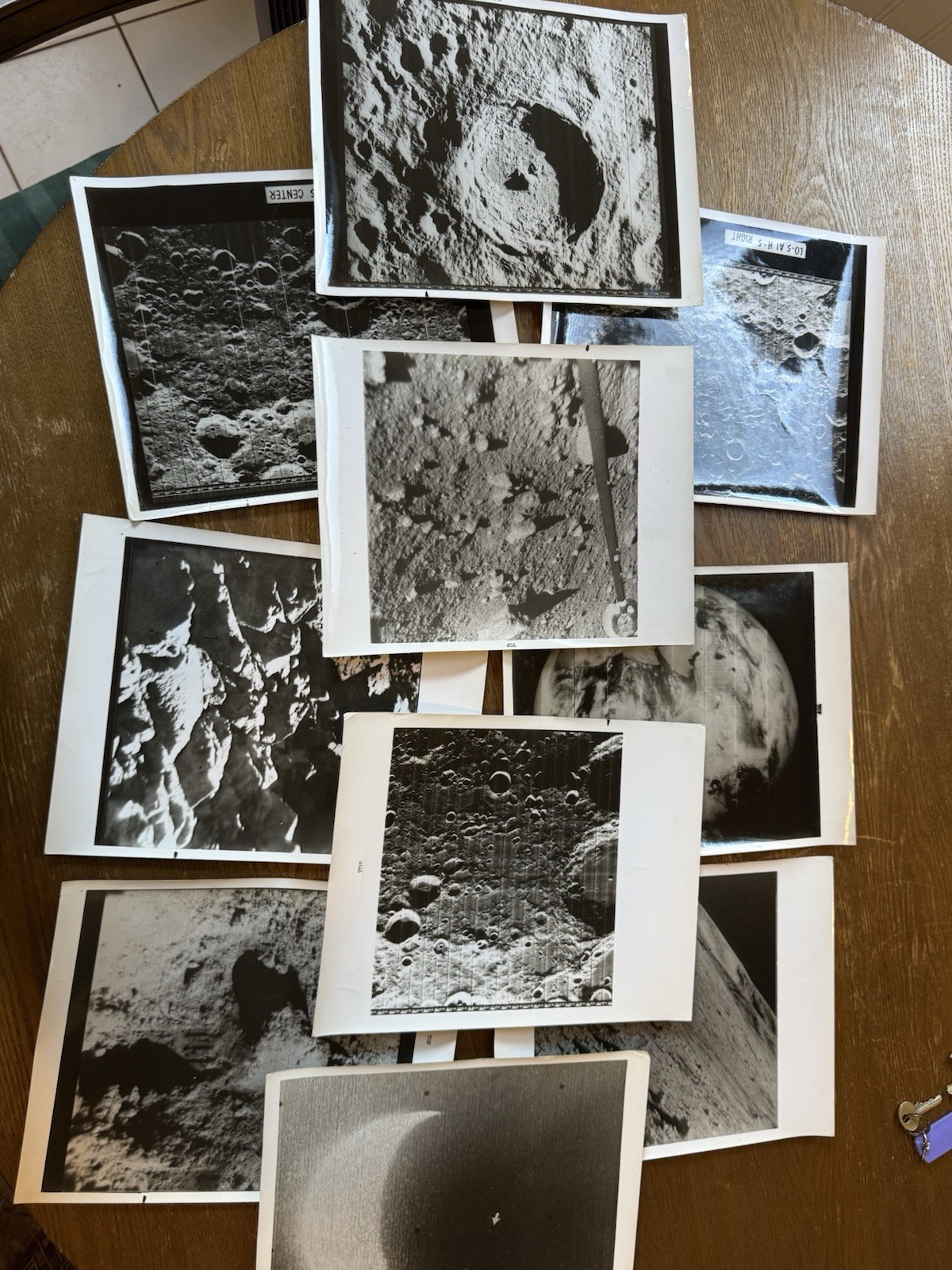 Vintage NASA Press Photo Lot, Lunar Orbiter V and Surveyor VII, 1967-68, incl