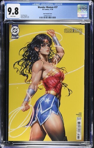 Wonder Woman #37 Incredible Eom variant CGC 9.8 NM/M Gorgeous Gem Wow