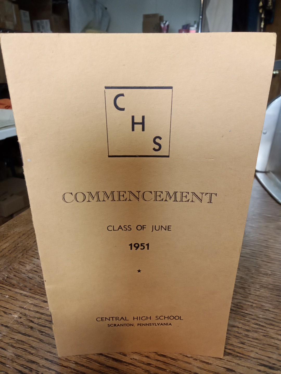 Scranton PA High School Central High Chs Commencement Program 1951 Scranton PA High School Central High Chs Commencement Program 1951