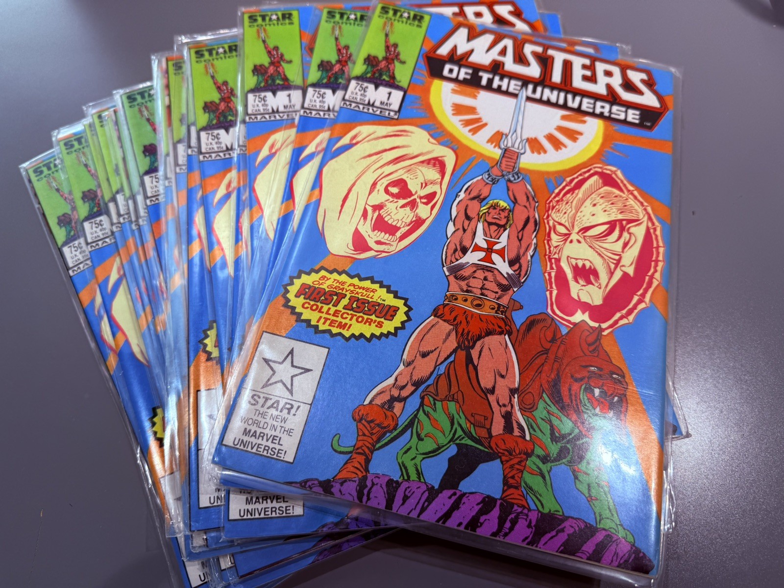 ONE Masters Of the Universe #1 HIGH GRADE Marvel/Star Comics 1986 WAREHOUSE FIND