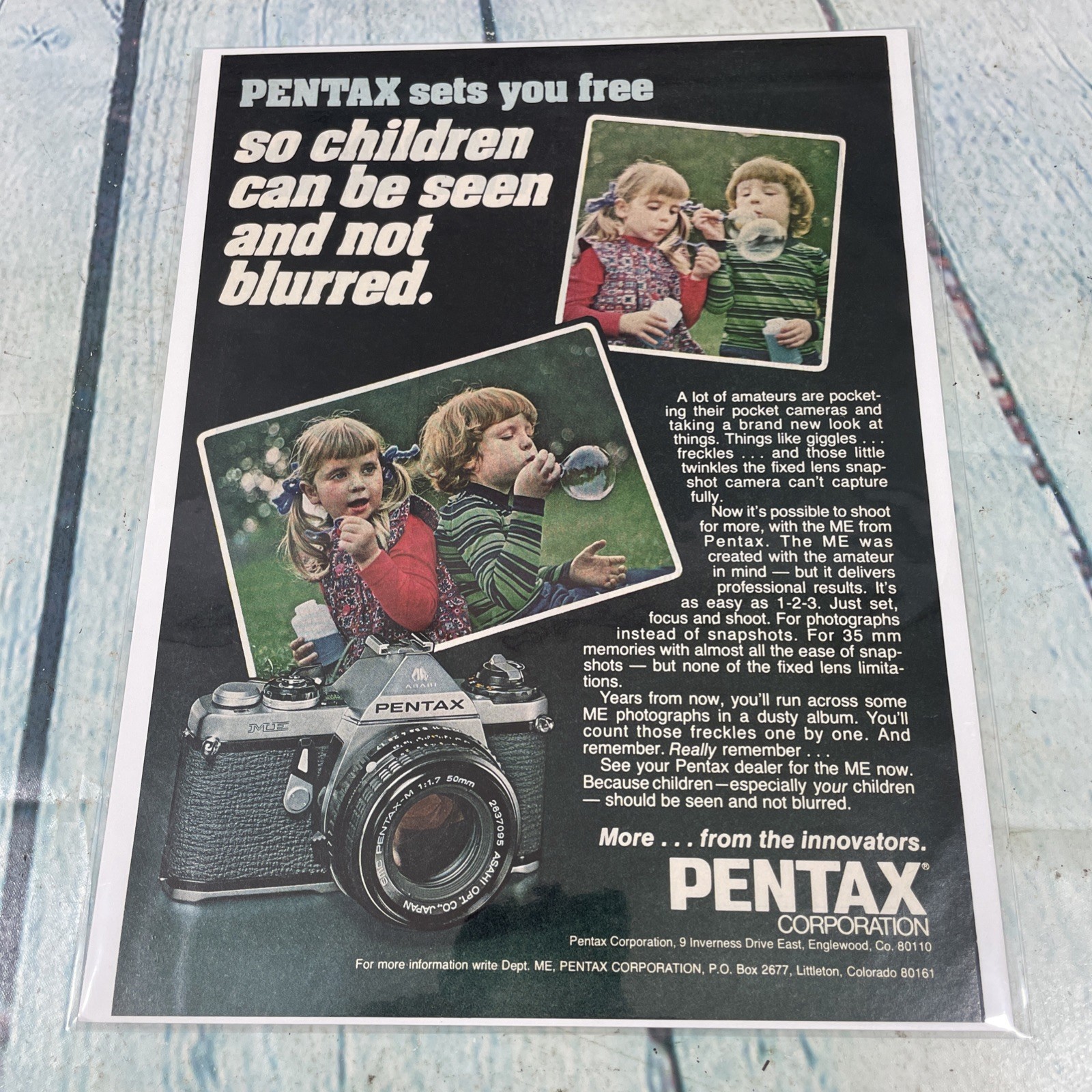 1978 Pentax 35 mm Camera Vintage Print Ad/Poster Promo Art Magazine Page 1978 Pentax 35 mm Camera Vintage Print Ad/Poster Promo Art Magazine Page