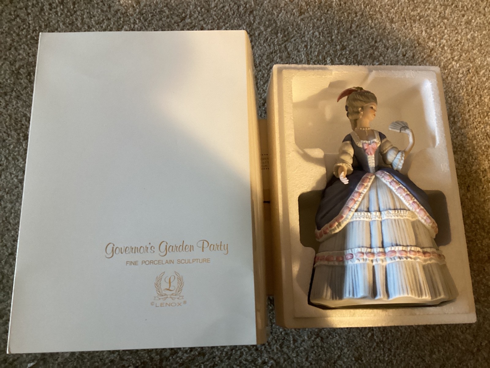 LENOX American Fashion Figurine The Governor’s Garden Party Porcelain Figurine LENOX American Fashion Figurine The Governor’s Garden Party Porcelain Figurine