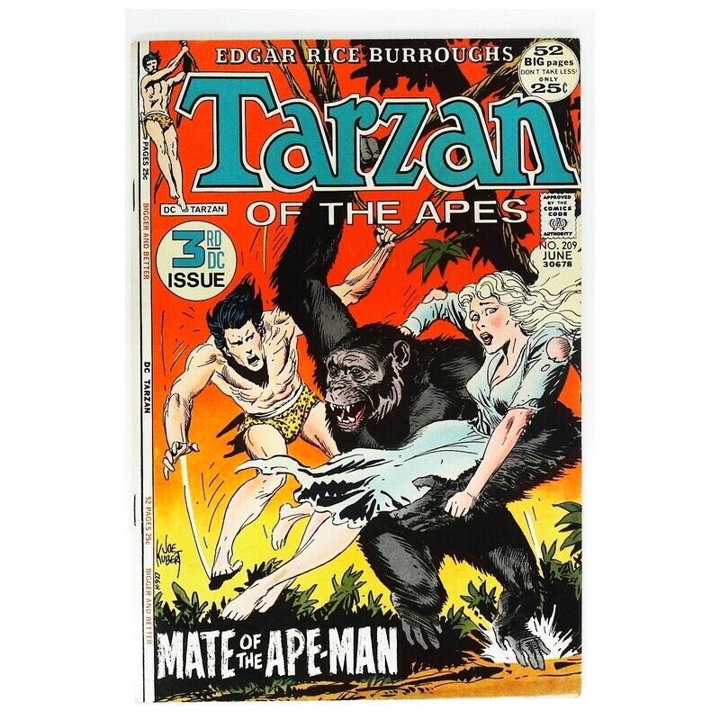 Tarzan (1972 series) #209 in Very Fine condition. DC comics [p;