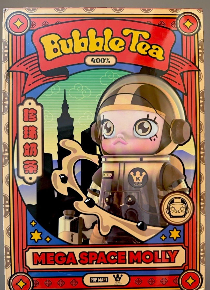 POP MART MEGA Space Molly 400% Bubble Tea Figure Boxed Original Unopened POP MART MEGA Space Molly 400% Bubble Tea Figure Boxed Original Unopened