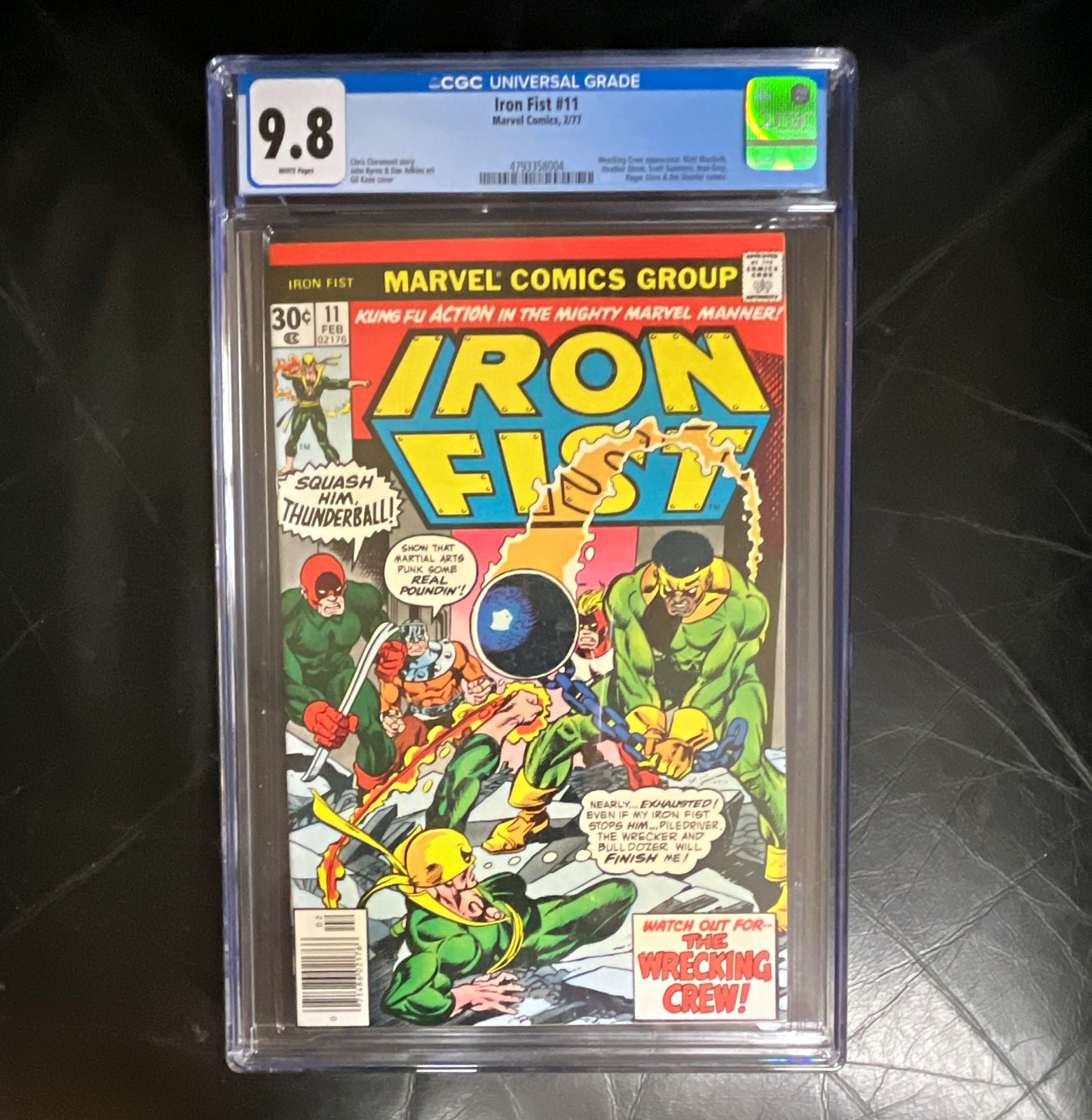 Marvel Iron Fist #11 (1977) CGC 9.8 White Pages Bronze Age Comic Book Marvel Iron Fist #11 (1977) CGC 9.8 White Pages Bronze Age Comic Book