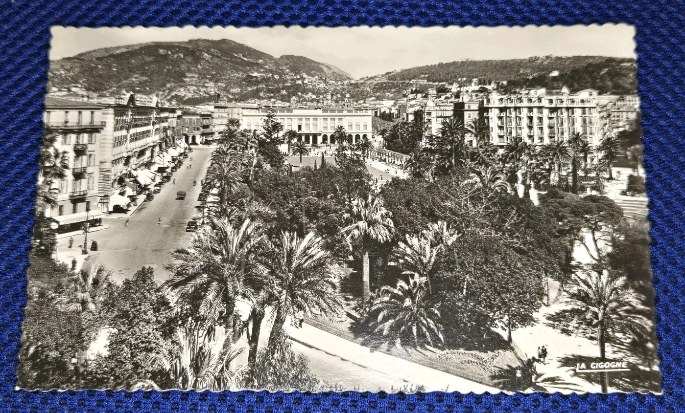 Nice France Postcard 1958 Jardin Albert 1er Avenue de Verdun Editions La Cigogne Nice France Postcard 1958 Jardin Albert 1er Avenue de Verdun Editions La Cigogne