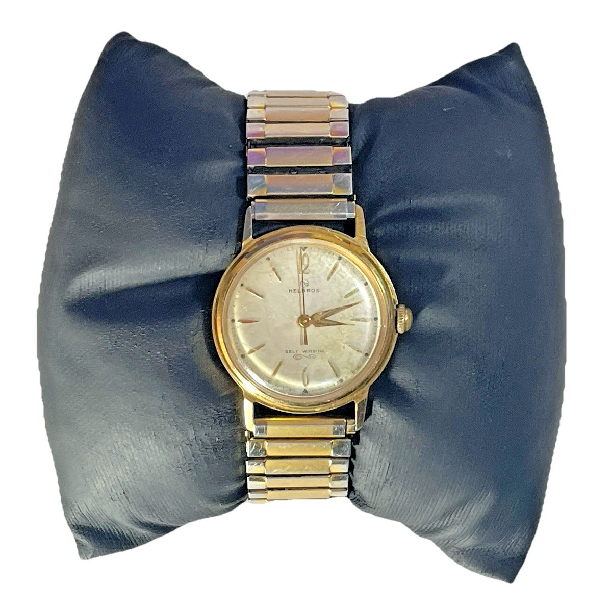 Vintage HELBROS Self Winding WRIST WATCH Original Band? NOT WORKING but NOT BAD Vintage HELBROS Self Winding WRIST WATCH Original Band? NOT WORKING but NOT BAD