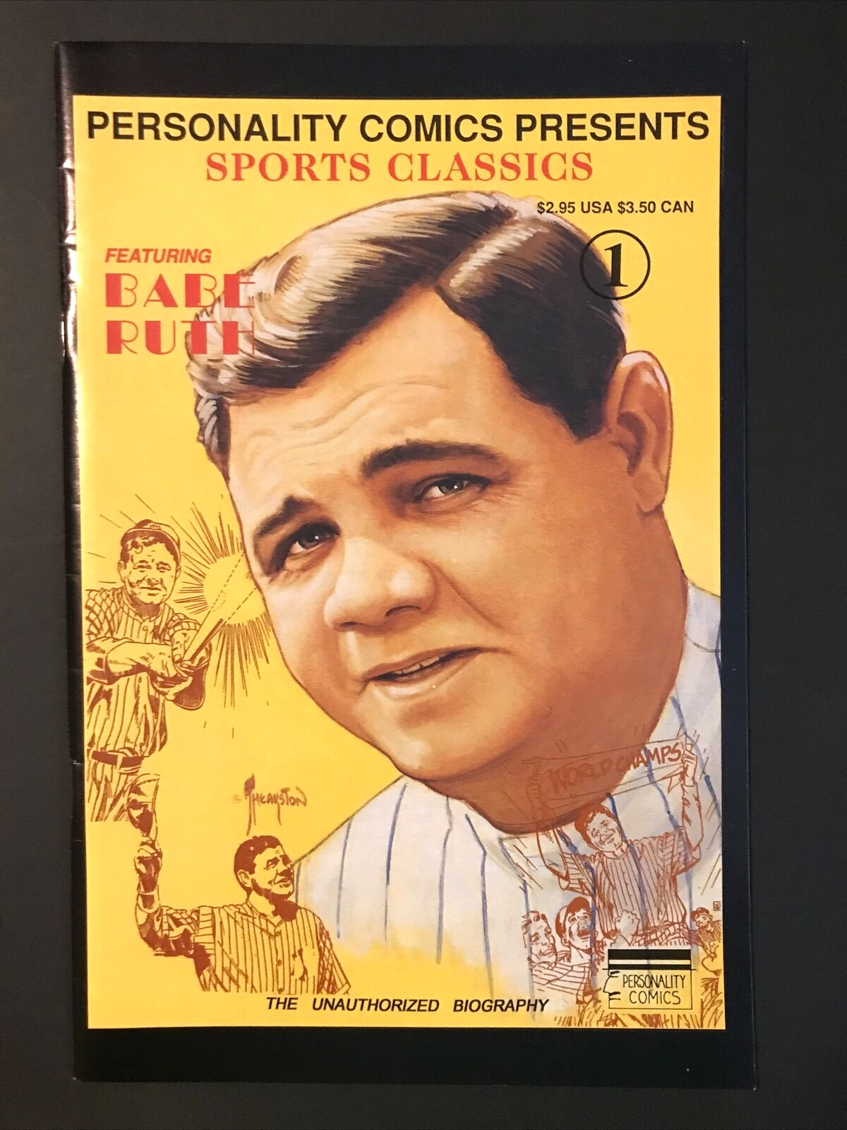 Personality Comics Sports Classics: Babe Ruth #1 (1991) F/VF or Better
