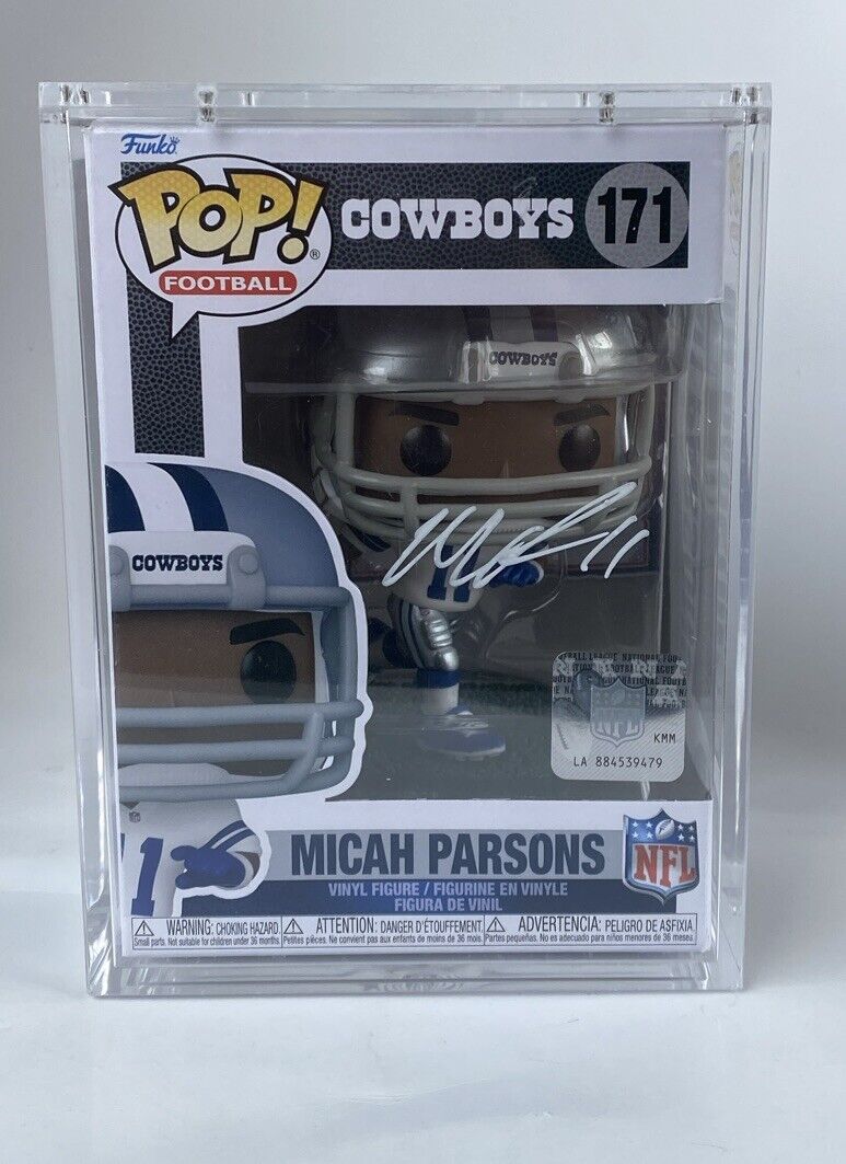 Micah Parsons Authenticated Autographed Dallas Cowboys Funko Pop