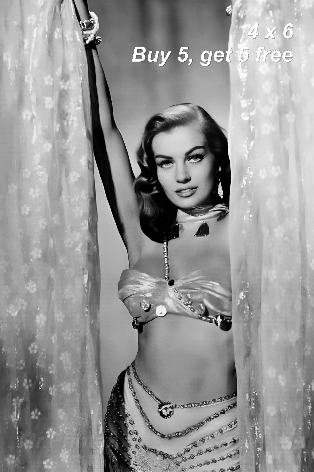 Anita Ekberg 💙 4x6 Photo - 1960s Hollywood Actress - Cinema