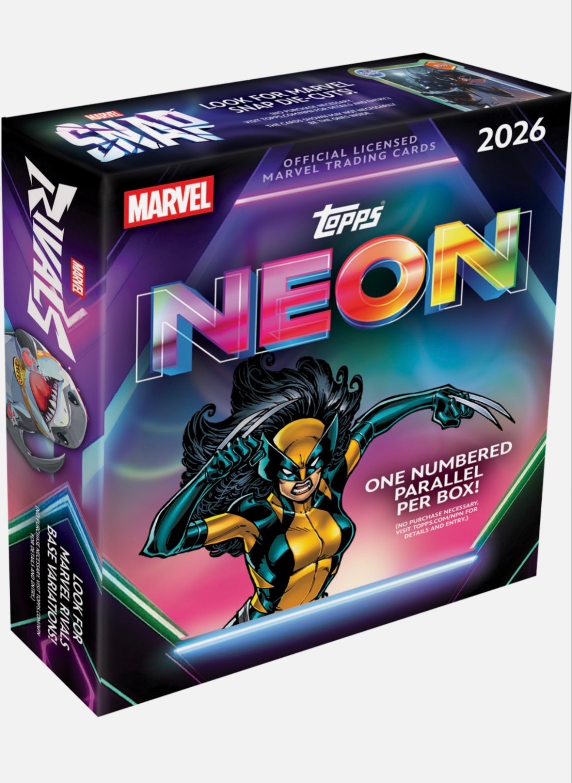 2026 TOPPS NEON MARVEL MEGA BOX (50 Cards) Disney Brand New Sealed Presale QTY 2026 TOPPS NEON MARVEL MEGA BOX (50 Cards) Disney Brand New Sealed Presale QTY