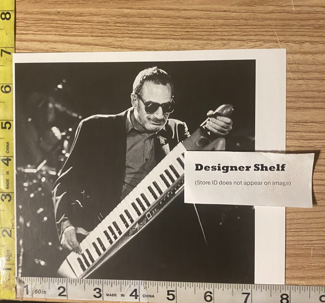 Donald Fagan With Instrument On Stage Performance Scene Book Photograph Donald Fagan With Instrument On Stage Performance Scene Book Photograph