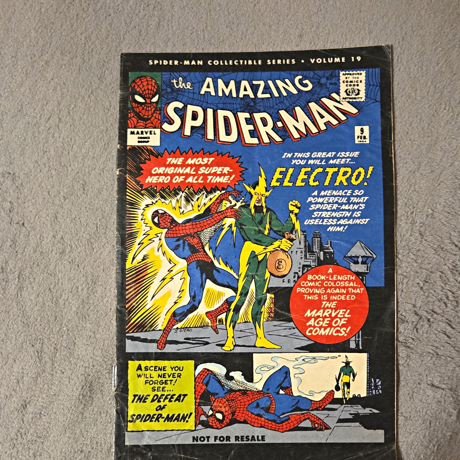 Marvel The Amazing Spider-Man #9 Stan Lee Steve Ditko Not For Resale Electro