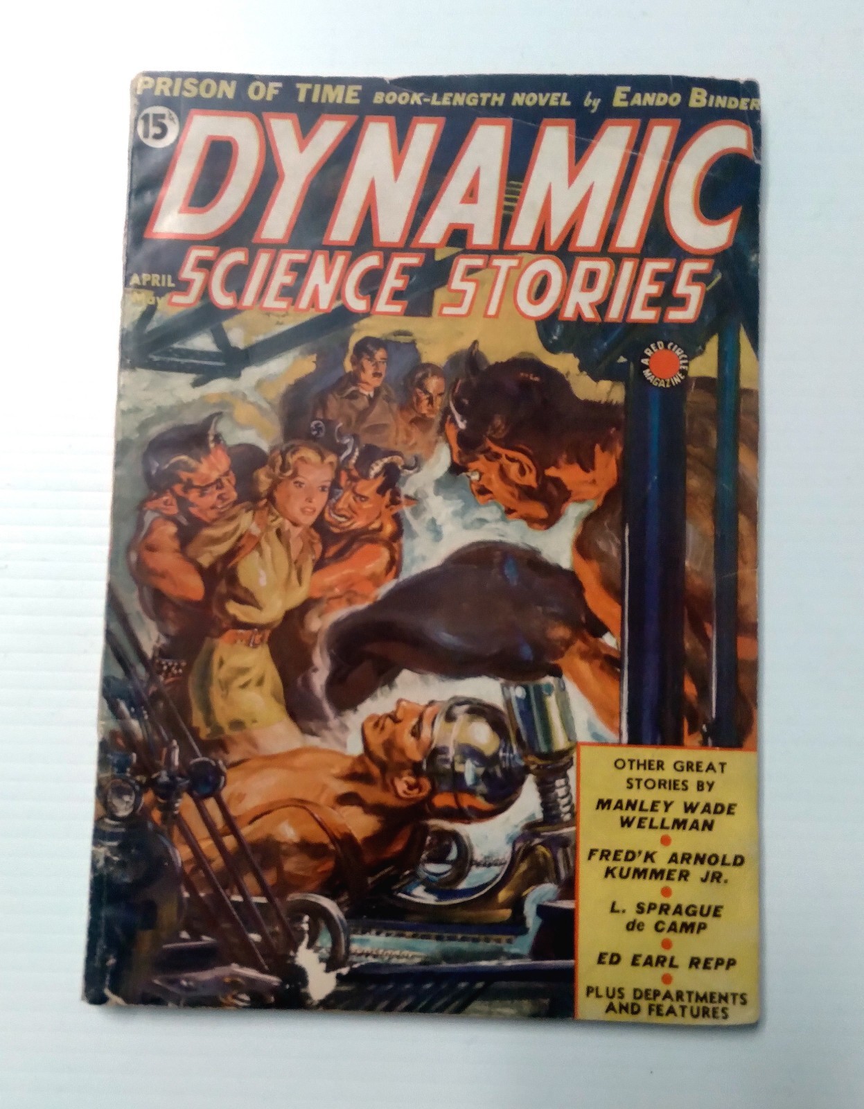 Dynamic Science StoriesVol. 1 No. 2 1939 Rare Pulp Devil Cover Dynamic Science StoriesVol. 1 No. 2 1939 Rare Pulp Devil Cover