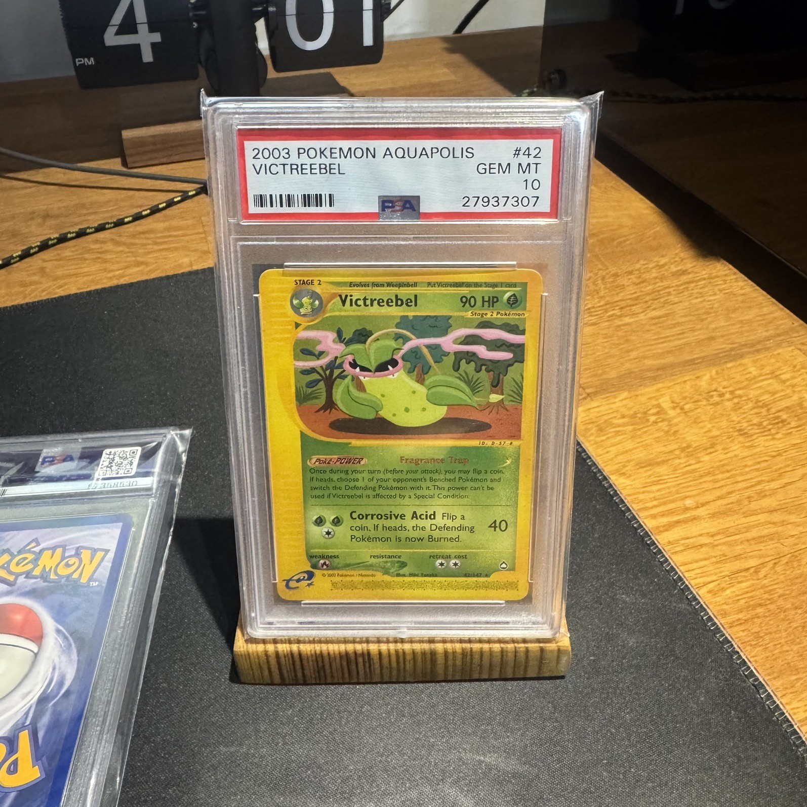 2003 - POKÉMON TCG - VICTREEBEL 042/147 - AQUAPOLIS - PSA 10 - LOW POP 2003 - POKÉMON TCG - VICTREEBEL 042/147 - AQUAPOLIS - PSA 10 - LOW POP