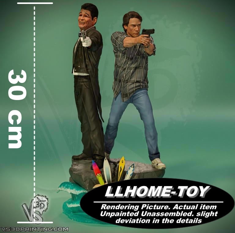 30CM tall Keanu Reeves Resin 3D Print Model Unpainted Unassembled GK Figure