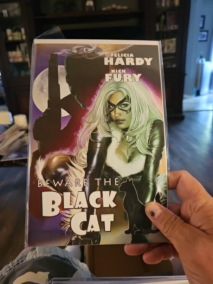 Giant Sized Black Cat Infinity Score #1 Greg Horn Variant Cover  Comic