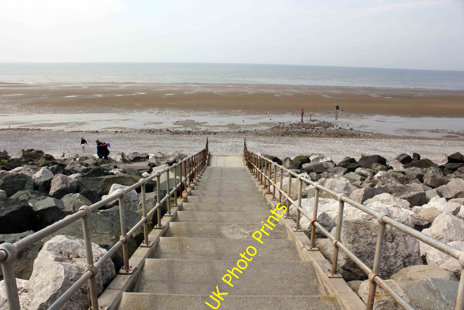 Photo A2 Steps to the Beach Kinmel Bay\\/Bae Cinmel Steps from the path o c2014 Photo A2 Steps to the Beach Kinmel Bay\\/Bae Cinmel Steps from the path o c2014