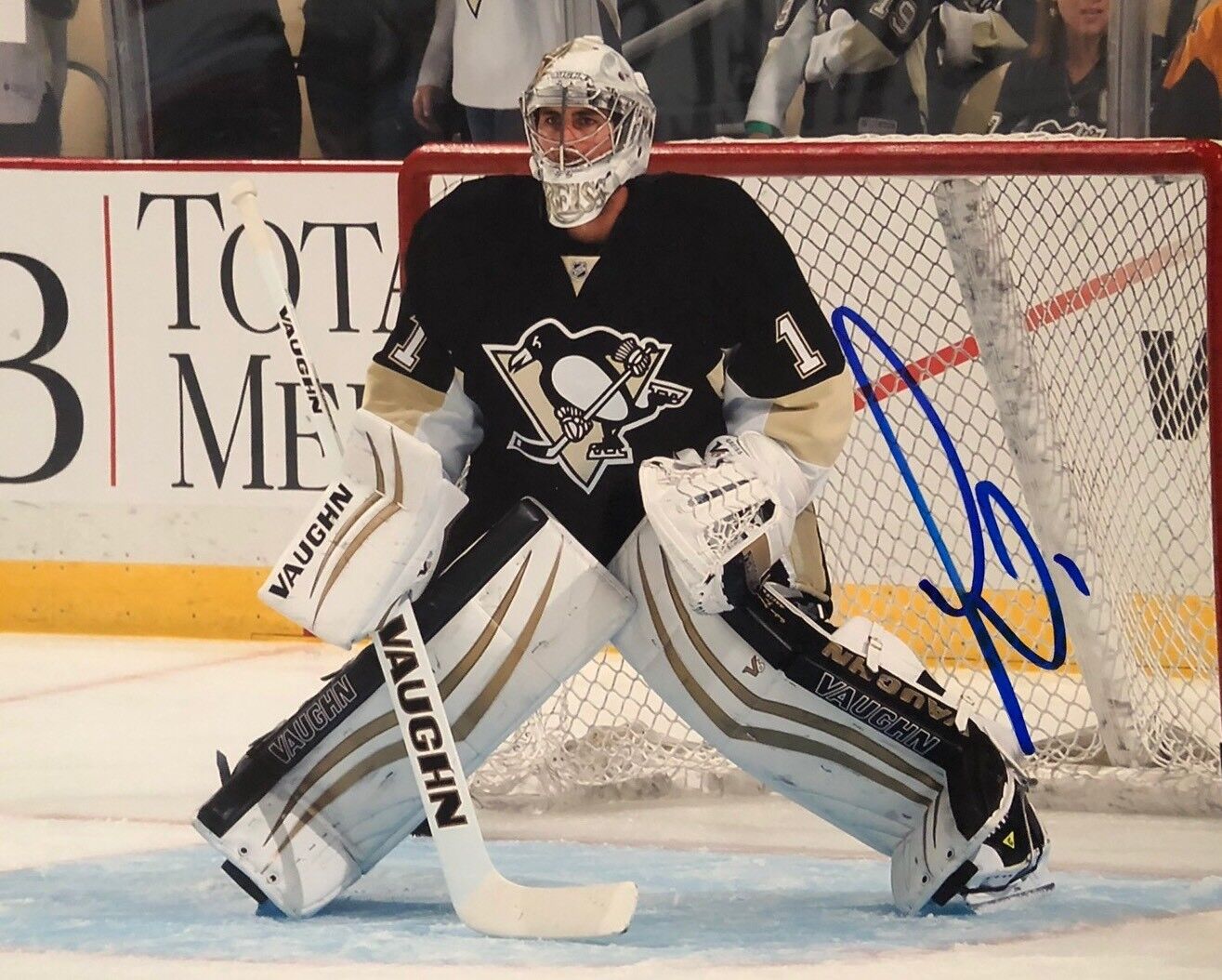 Thomas Greiss Signed 8x10 photo PITTSBURGH PENGUINS AUTOGRAPH PENS