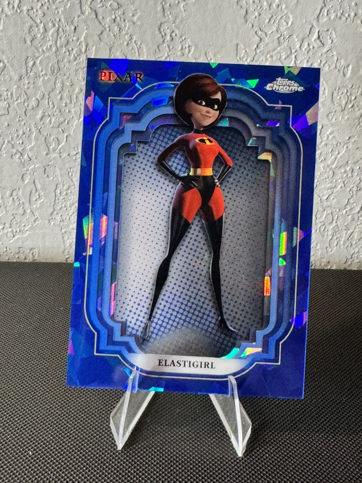 2024 Topps Chrome Disney #96 Elastigirl The Incredibles Pixar Blue Refractor 2024 Topps Chrome Disney #96 Elastigirl The Incredibles Pixar Blue Refractor