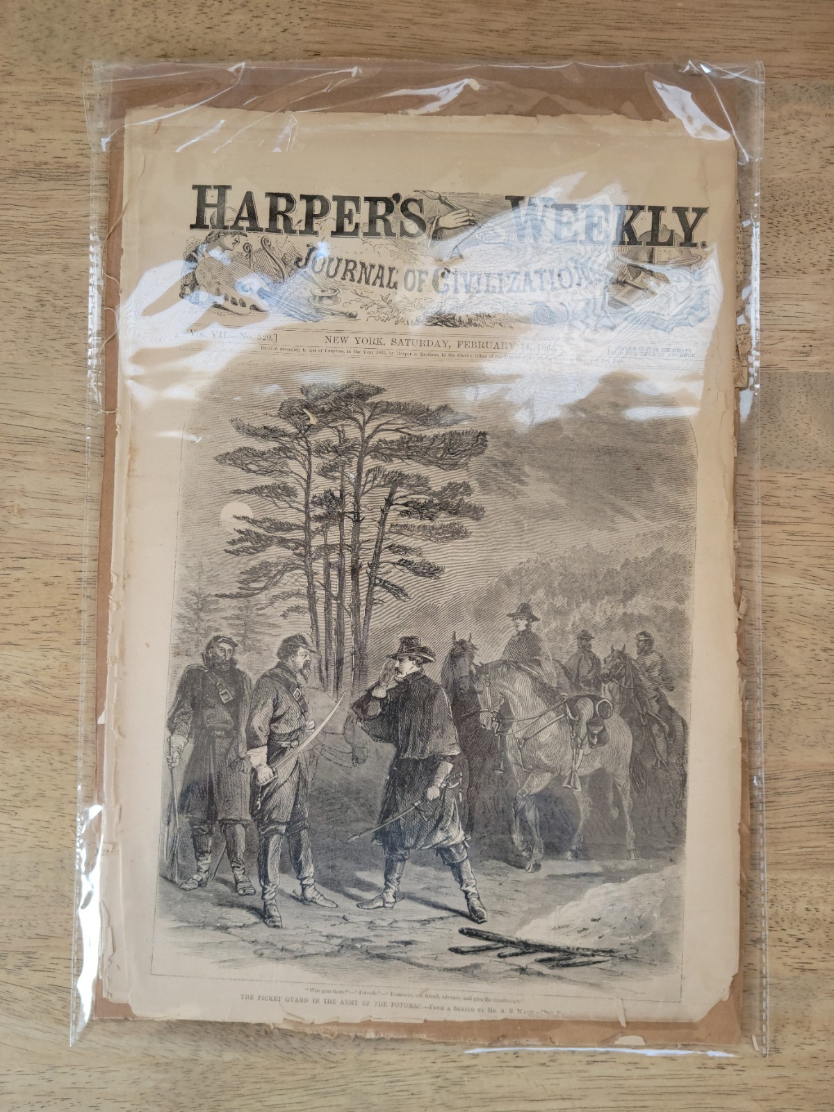1863 Harper’s Weekly AUTHENTIC February 14 Issue  COMPLETE- Civil War Gettysburg