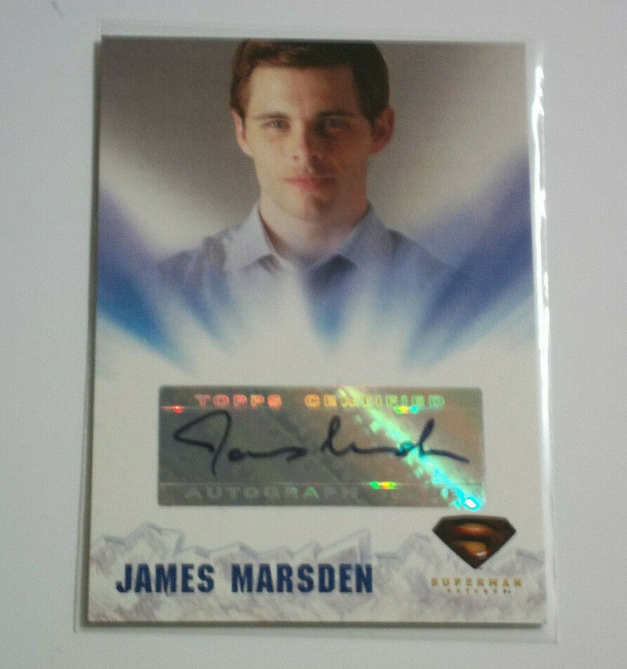 2006 Topps Superman Returns James Marsden as Richard White Autograph Card
