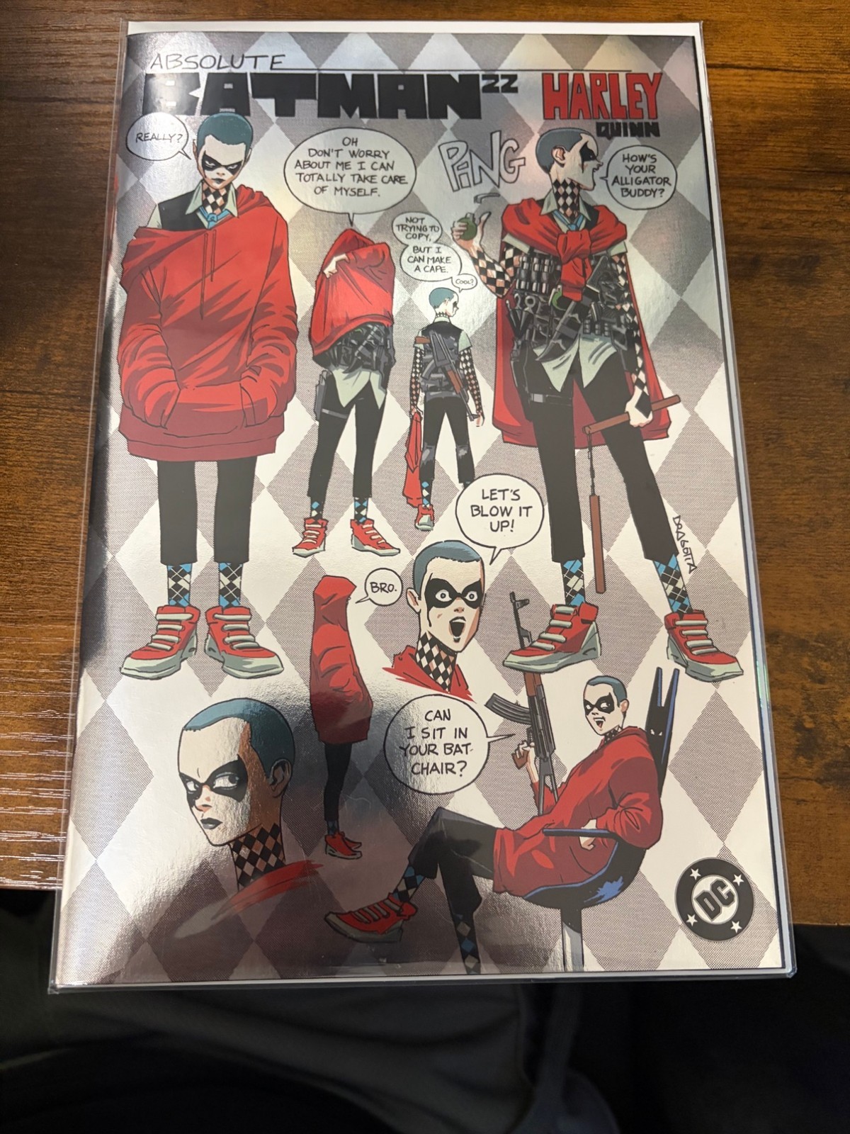 ABSOLUTE BATMAN #22 FELIX COMIC ART NICK DRAGOTTA FOIL DESIGN EXCLUSIVE ABSOLUTE BATMAN #22 FELIX COMIC ART NICK DRAGOTTA FOIL DESIGN EXCLUSIVE