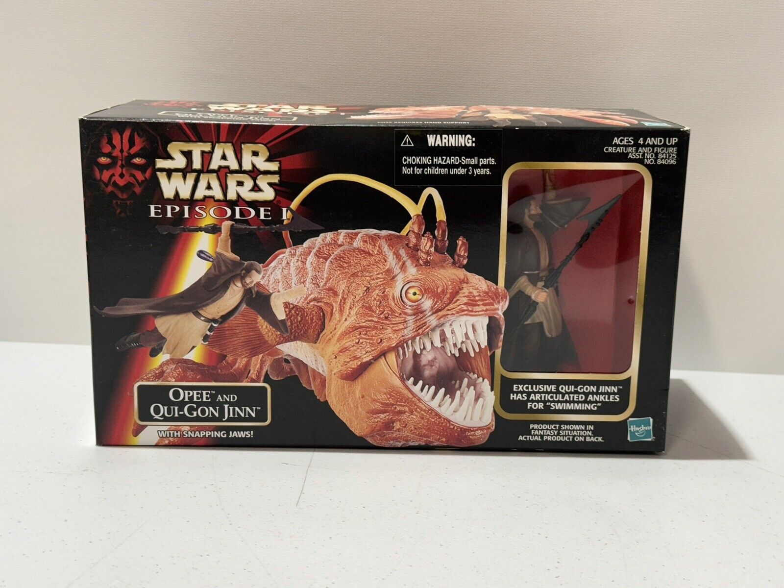 Vintage Opee and Qui-Gon Jinn- Star Wars Episode I-Hasbro 1998 SEALED NEW