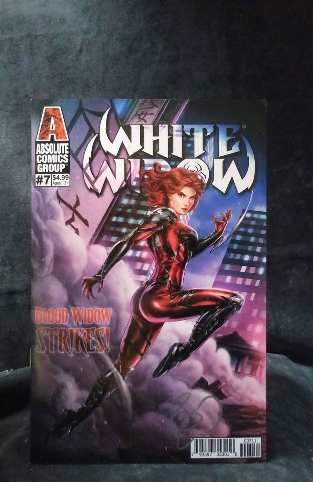 White Widow #7 Signed by Benny Powell 2021  Comic Book 