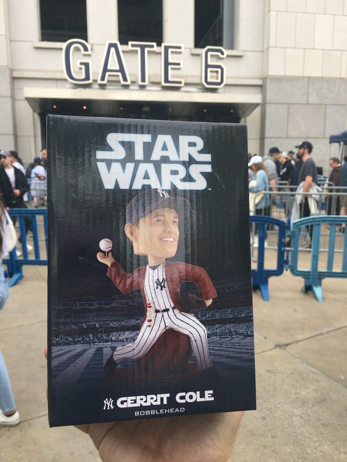 2024 Star Wars Gerrit Cole Jedi Bobblehead SGA 5/4 New York Yankees