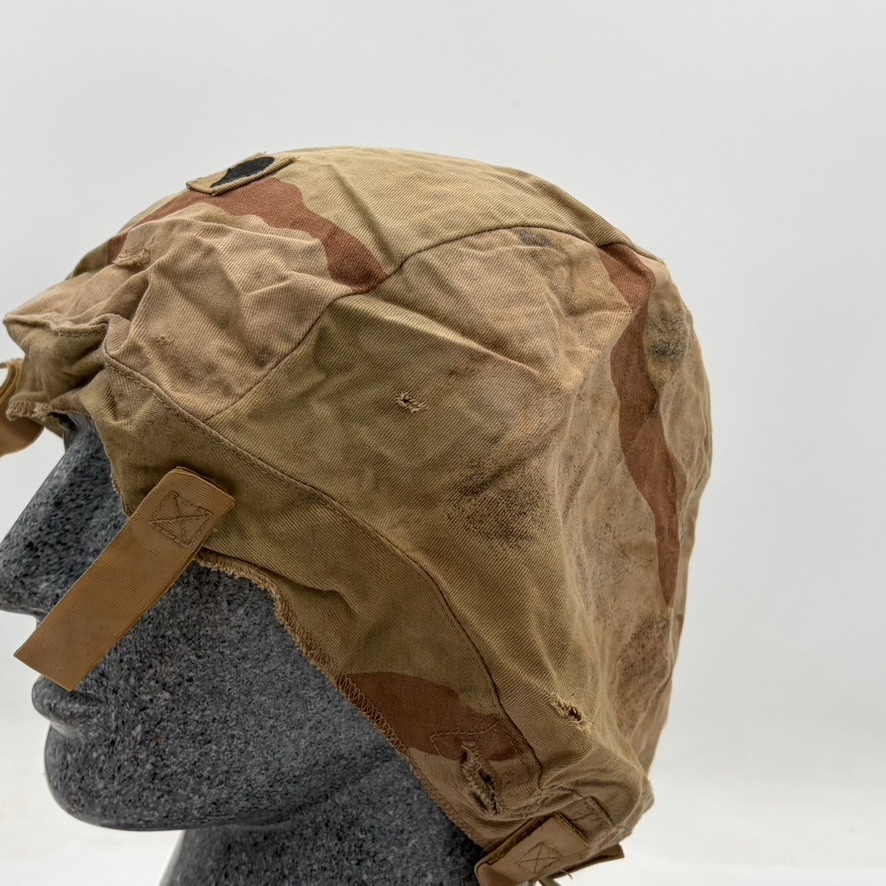 VTG  MSA Reversible Helmet Cover Desert Tan Brown Camo Large M/L Medium Large