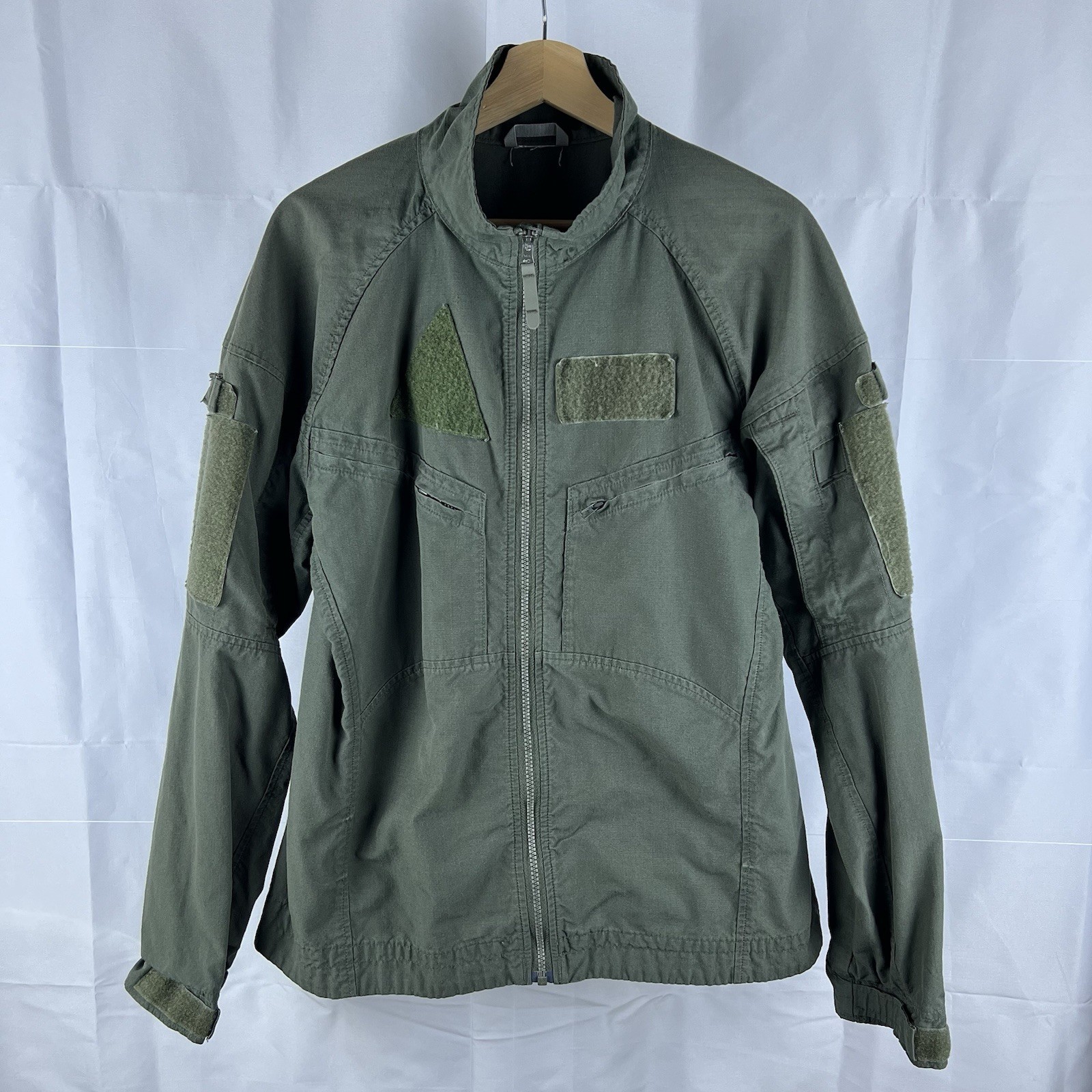 MASSIF Two Piece Flight Suit Jacket Navair Sage Green Size Medium Short M-S MASSIF Two Piece Flight Suit Jacket Navair Sage Green Size Medium Short M-S