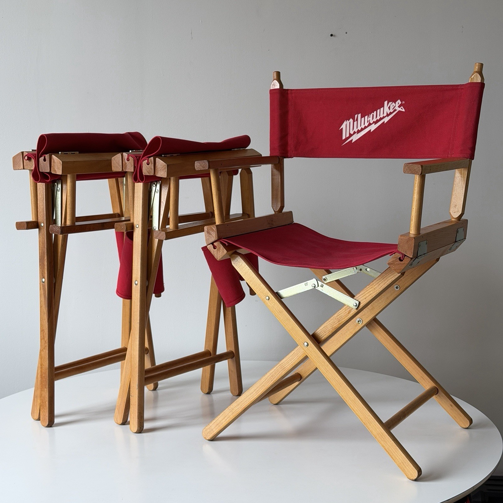 ~Vintage Milwaukee Tools Promotional Director Style Chair - Priced Individually ~Vintage Milwaukee Tools Promotional Director Style Chair - Priced Individually