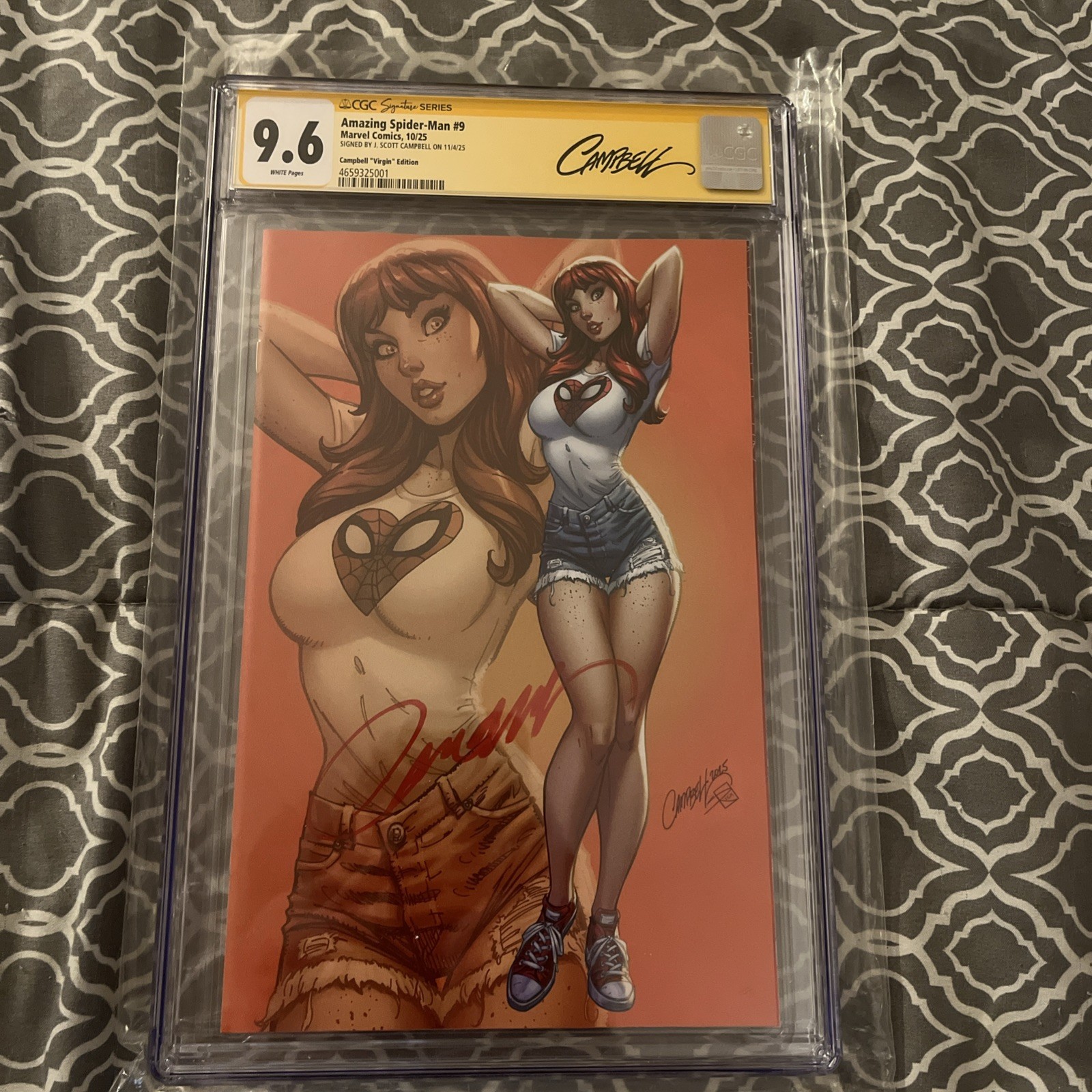 Amazing Spider-Man #9 CGC Signature Series 9.6 Campbell Virgin Edition Amazing Spider-Man #9 CGC Signature Series 9.6 Campbell Virgin Edition
