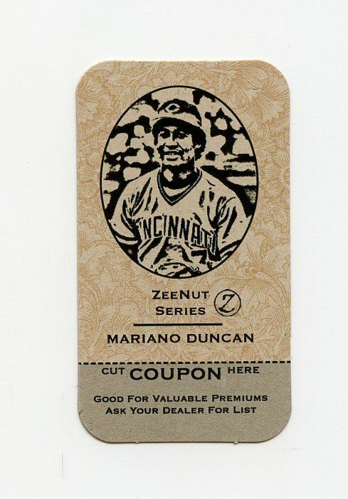 #TN16119 MARIANO DUNCAN Zoval UV Light Game Card