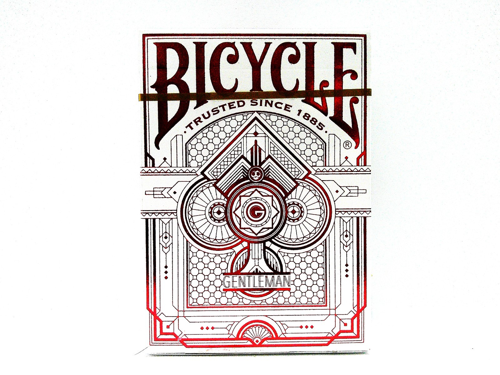 ONE NEW SEALED BICYCLE GENTLEMAN RED ACCENTS DECK BLACKOUT BROTHER 2015 LIMITED ONE NEW SEALED BICYCLE GENTLEMAN RED ACCENTS DECK BLACKOUT BROTHER 2015 LIMITED