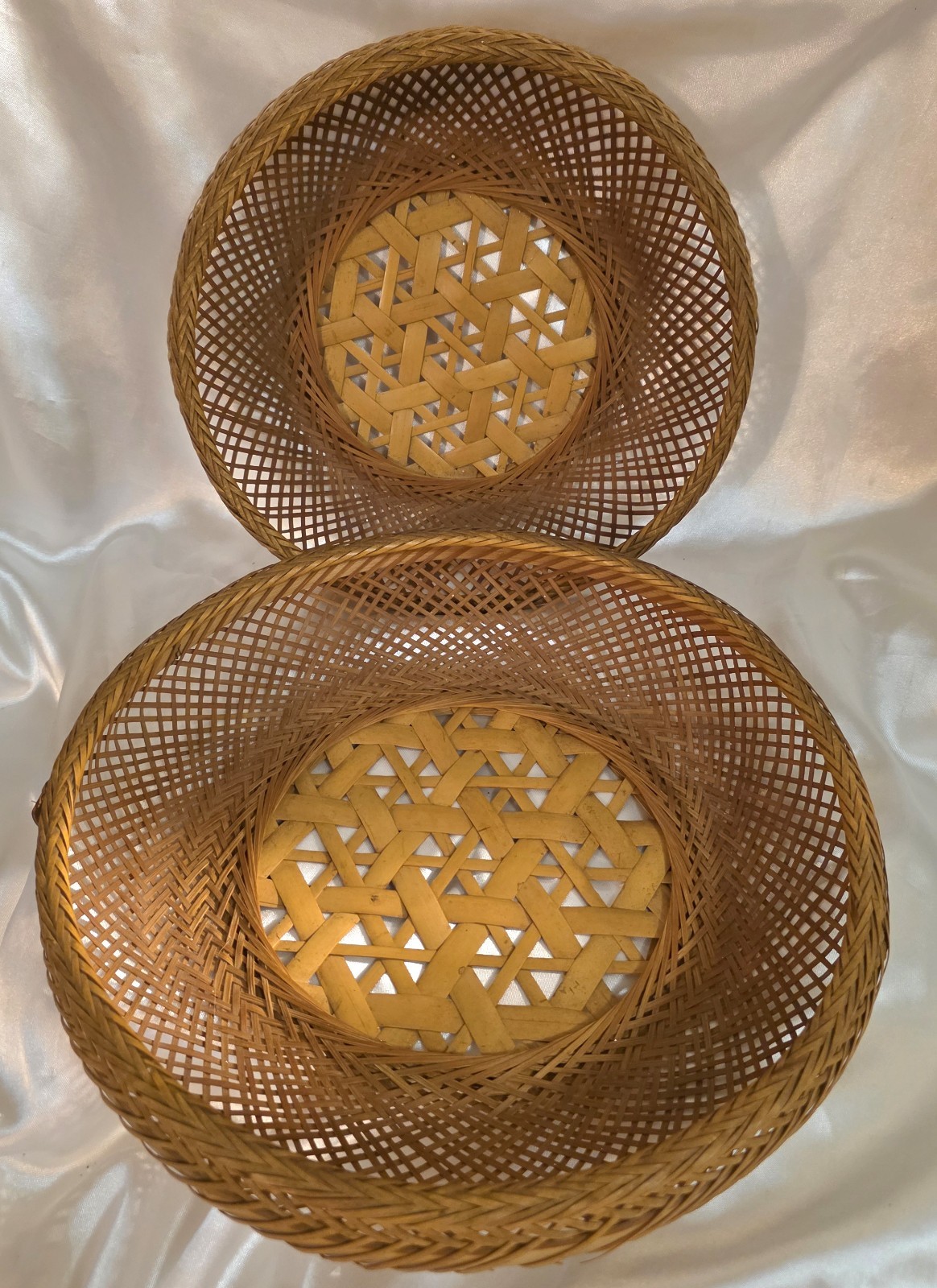 Baskets 2 Woven Rattan Wicker Bamboo? 10\