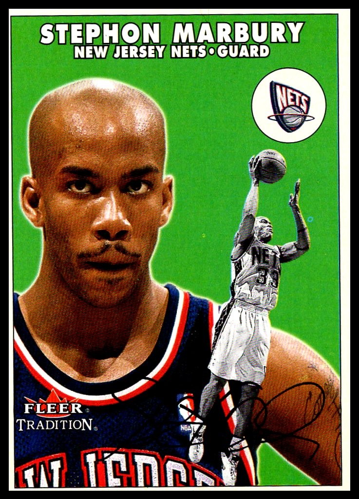 2000-01 Fleer Tradition Stephon Marbury #40 New Jersey Nets