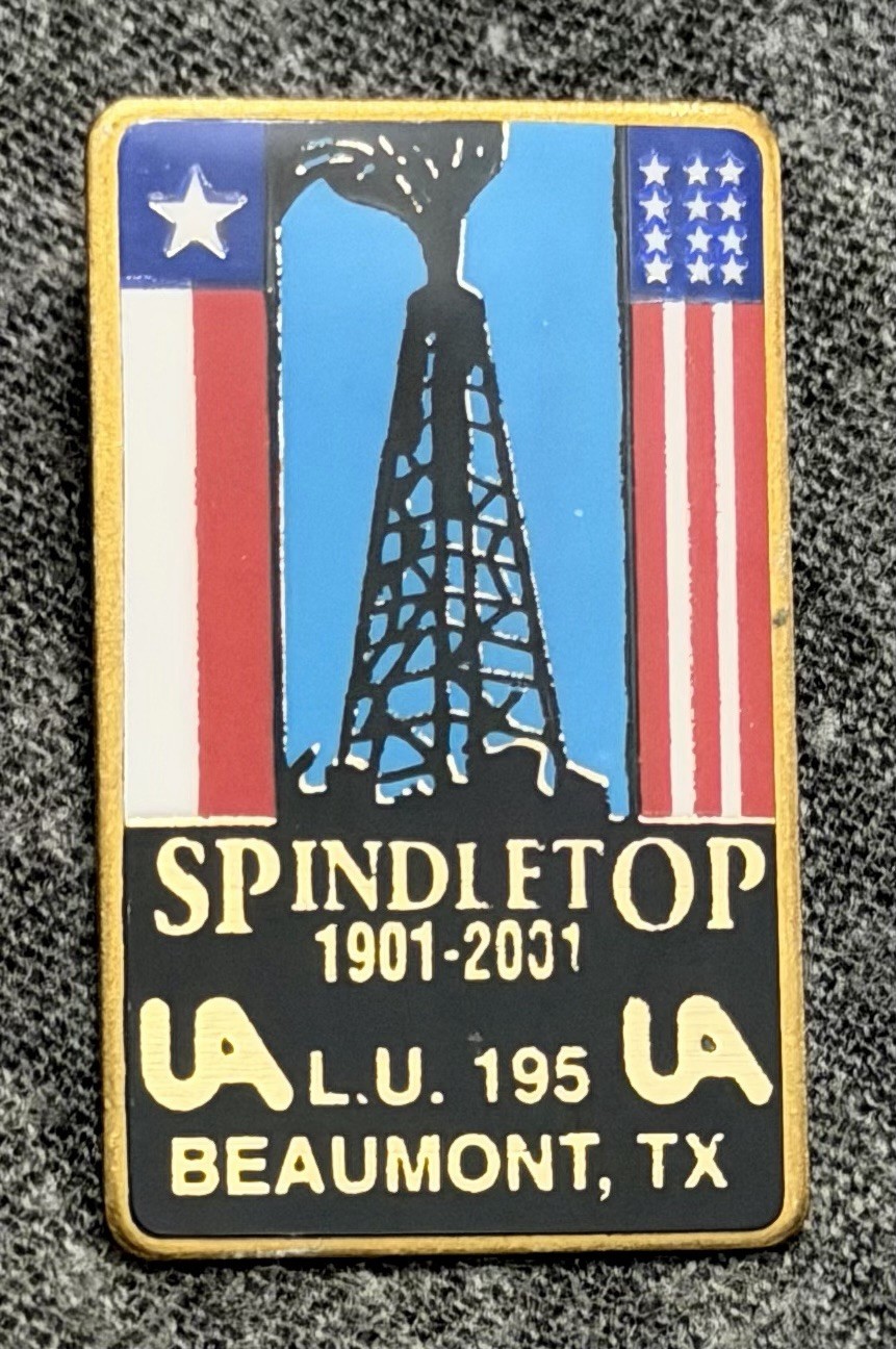 VTG UA Local 195 Pin Beaumont Texas Plumbers Pipefitters Steamfitters VTG UA Local 195 Pin Beaumont Texas Plumbers Pipefitters Steamfitters