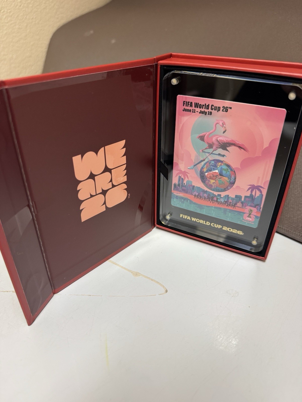 RARE FIFA WORLD CUP 2026™ MIAMI MEMORABILIA – EXCLUSIVE COLLECTOR’S ITEM RARE FIFA WORLD CUP 2026™ MIAMI MEMORABILIA – EXCLUSIVE COLLECTOR’S ITEM